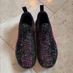 Nike Black and Pink Athletic Shoes